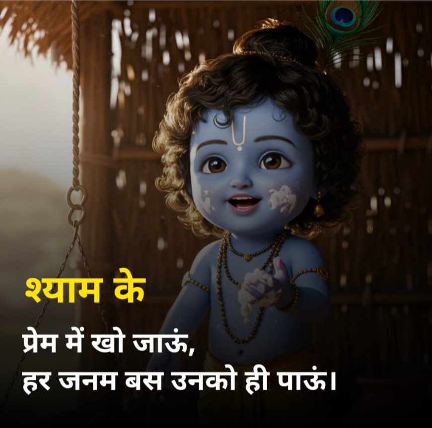 Krishna Shayari in Hindi 2 line