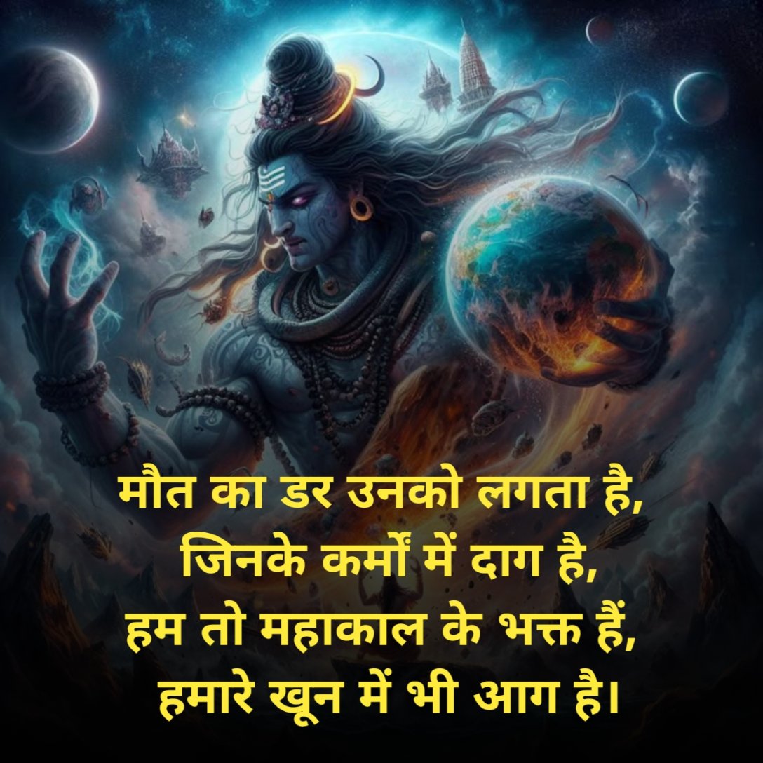 महाकाल शायरी 4 line