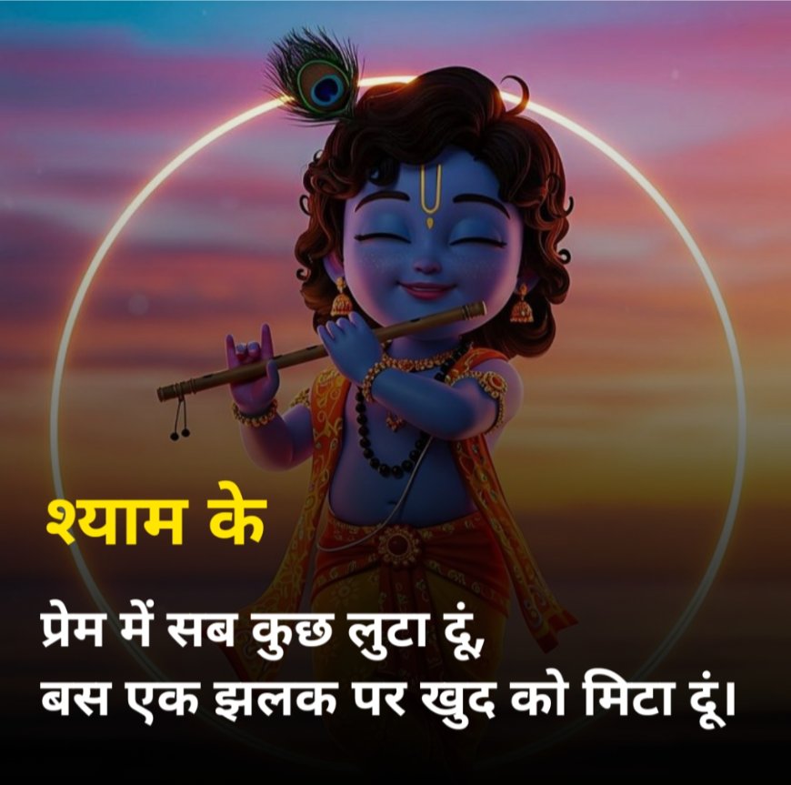 Krishna Shayari in Hindi 2 line