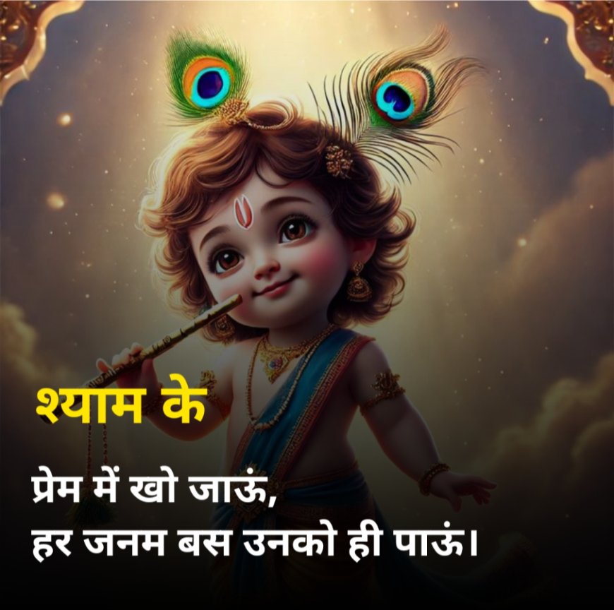 Krishna Shayari in Hindi 2 line