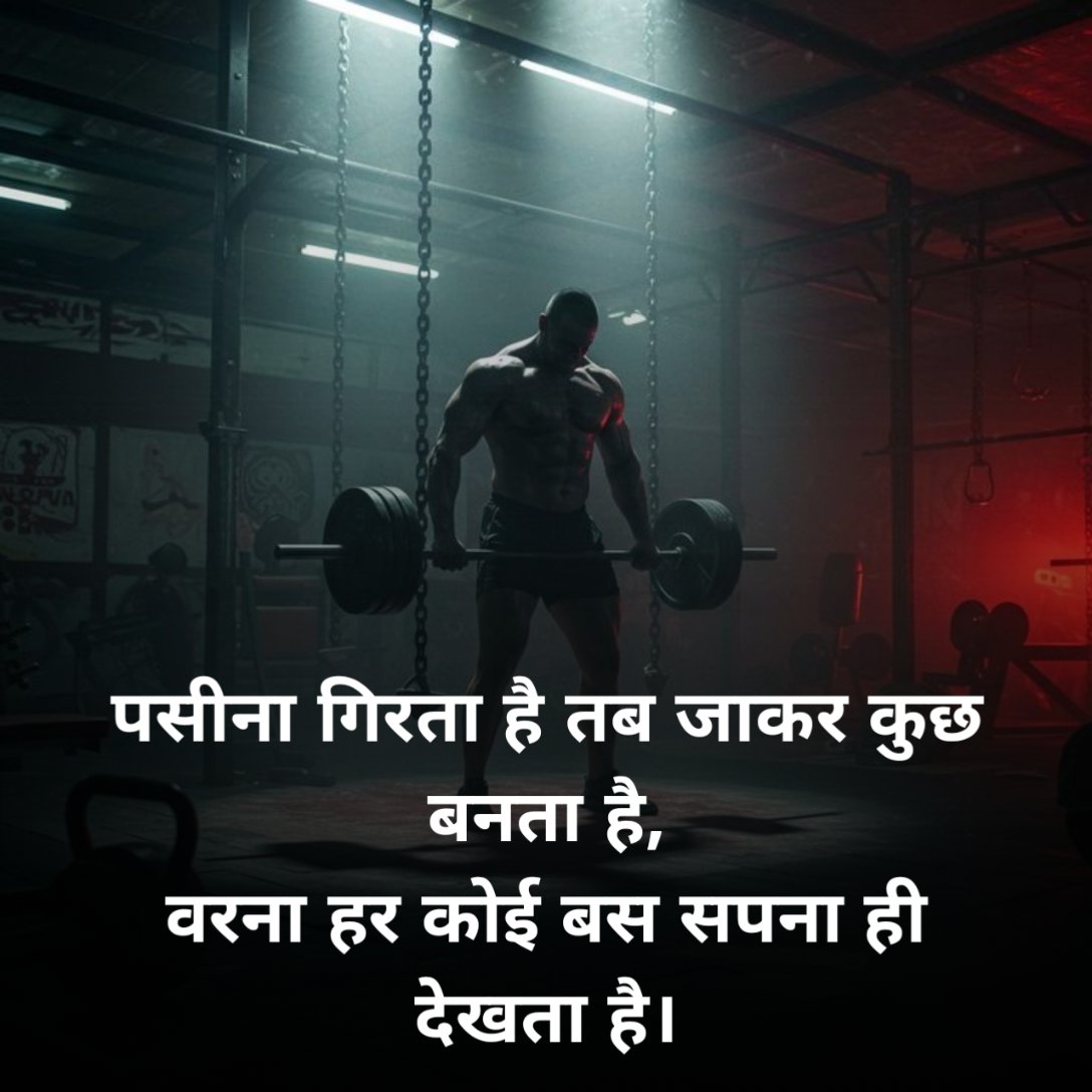 Gym Shayari