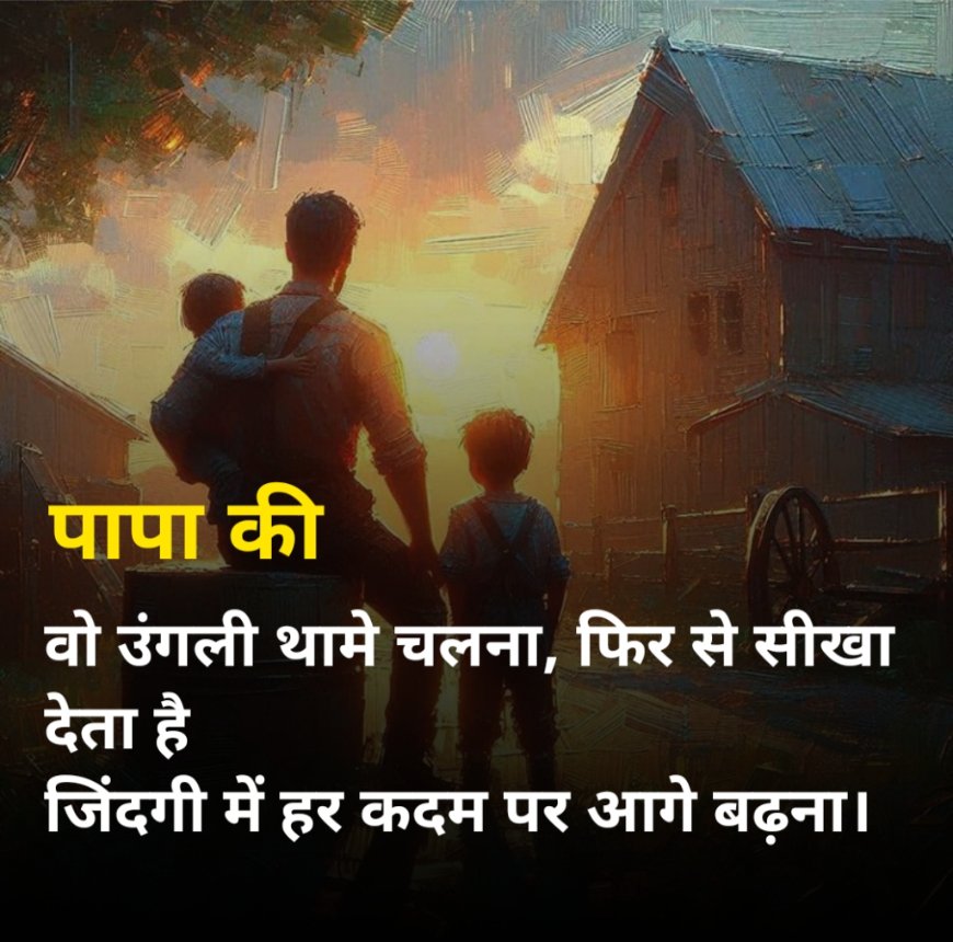 Papa shayari on Love