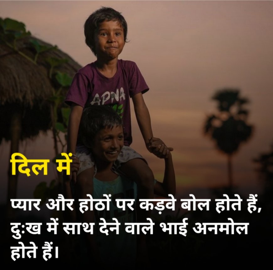 Brother shayari in hindi attitude
