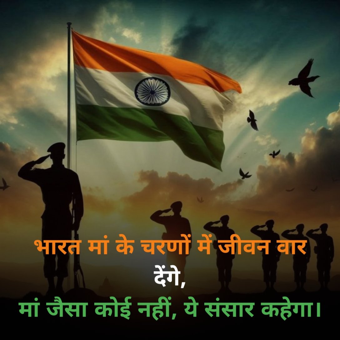 खूबसूरत Desh bhakti shayari