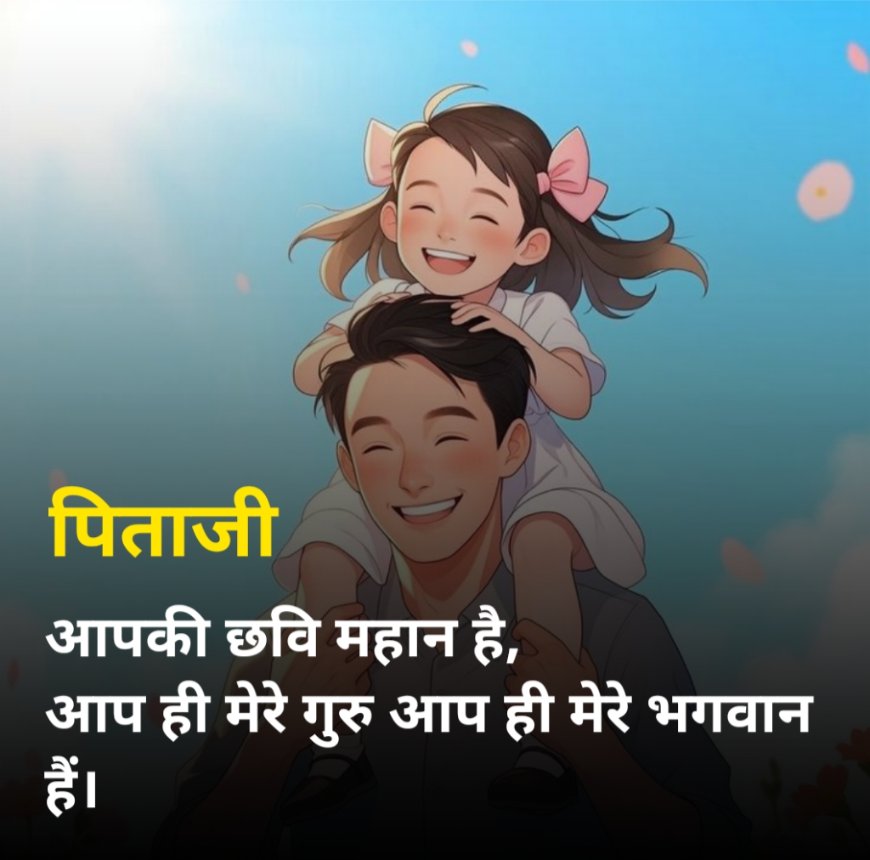 पापा के लिए दो लाइन Attitude