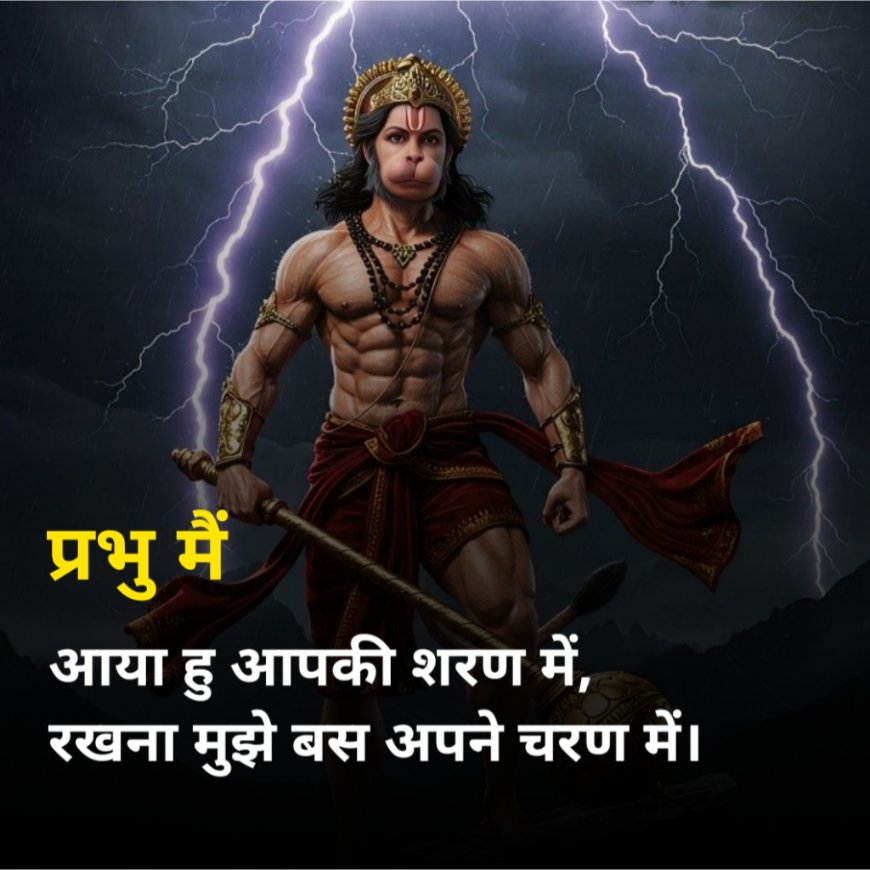 हनुमान जी शायरी 2 लाइन