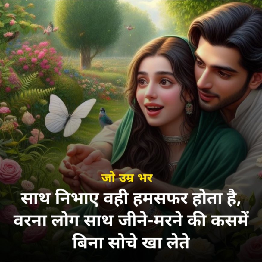 खुबशुरत हमसफर शायरी 